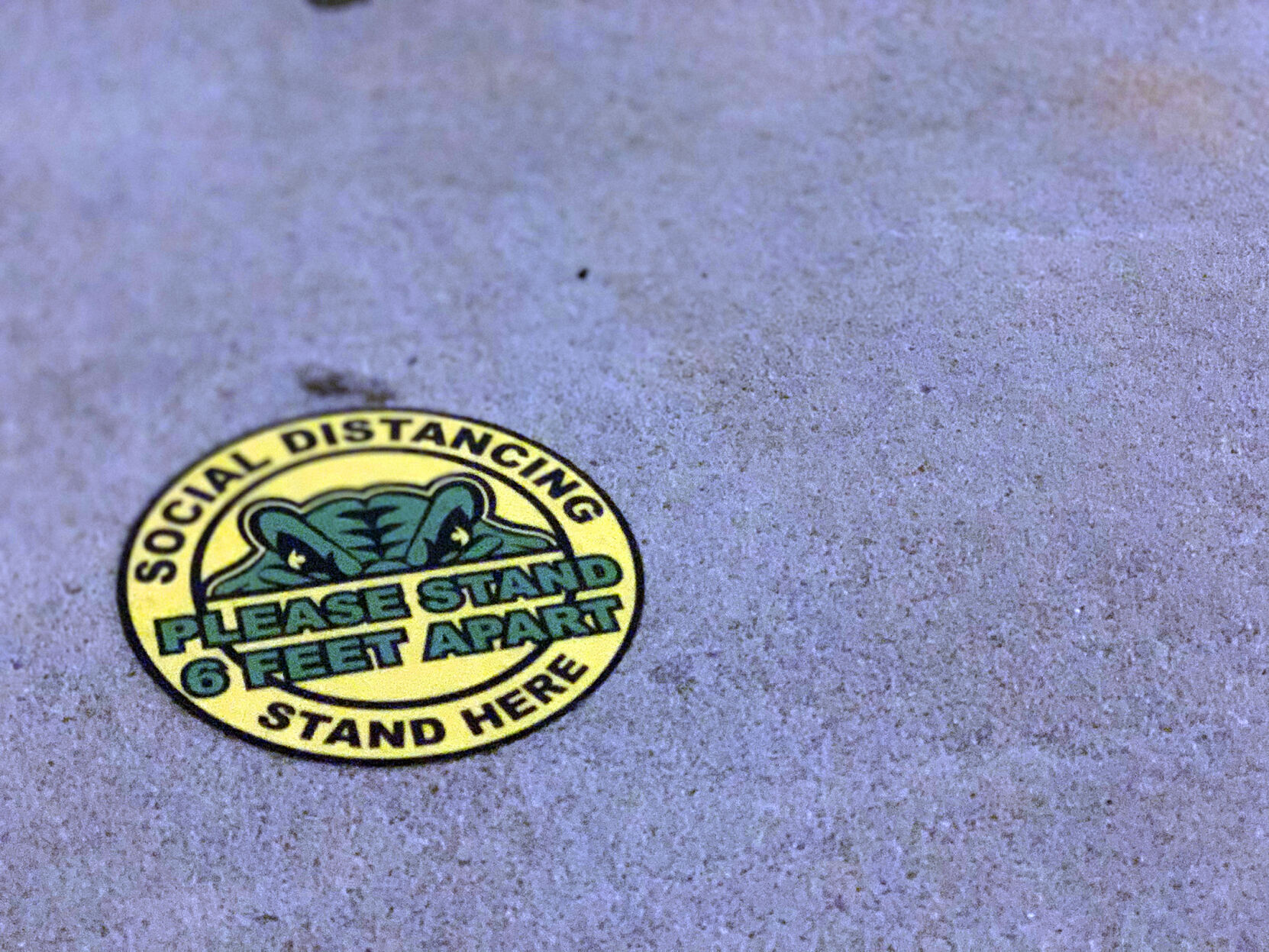 Forestbrook social distancing markers